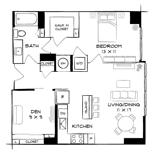 Furnished Diagram