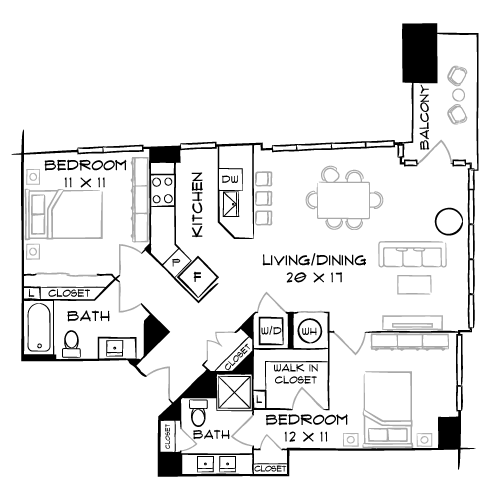 Furnished Diagram