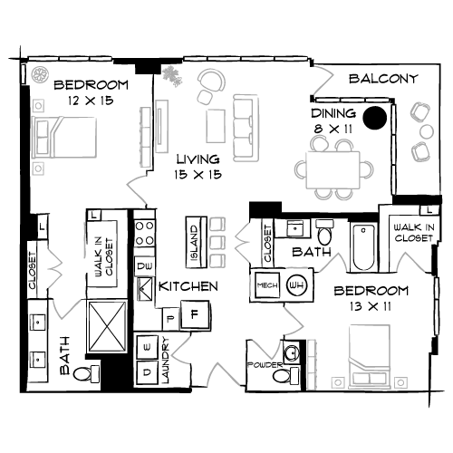 Furnished Diagram