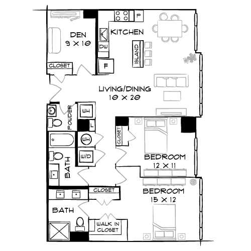 Furnished Diagram