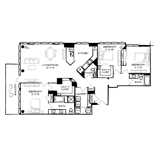 Furnished Diagram
